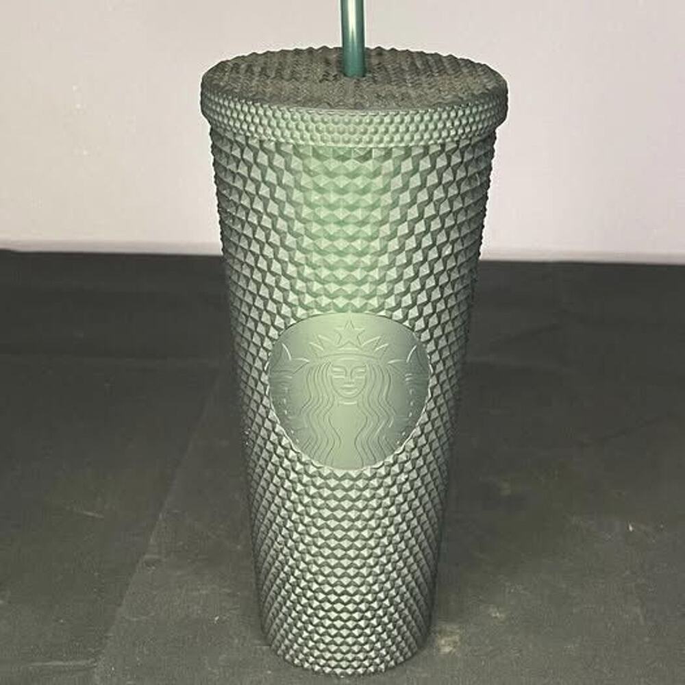 Starbucks 2021 Studded Tumbler BRAND NEW Matte Dark Green